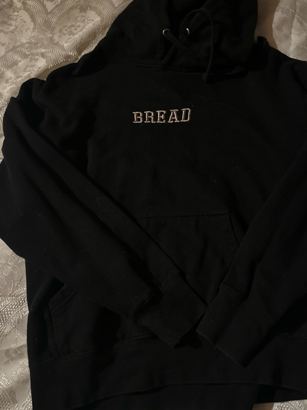 Bread Black Crewneck Hoodie - Men's Pullover Sweater